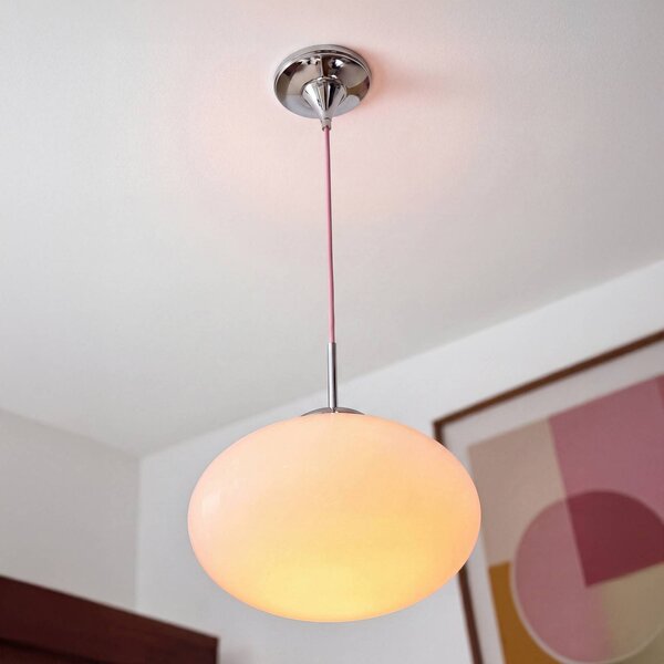OSRAM Lampa wisząca Decor Forma, możliwość ściemniania, fioletowy / różowy / bladoróżowy, salon / jadalnia, szkło, nowoczesny
