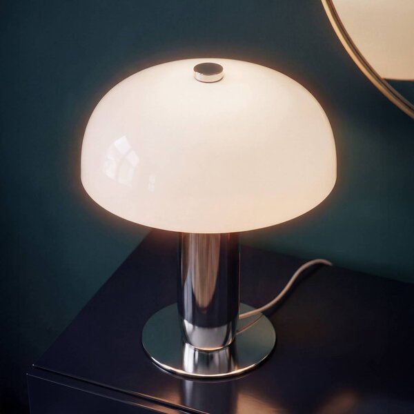OSRAM Lampa stołowa Decor Arc, możliwość ściemniania, chromowy / srebrny, salon / jadalnia, metal, nowoczesny