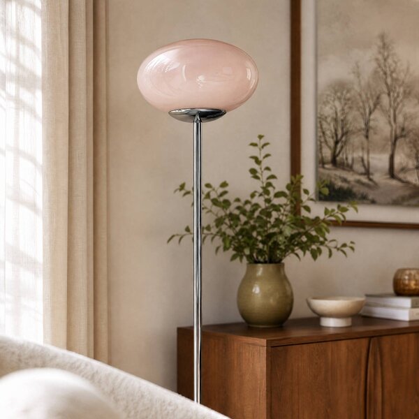 OSRAM Lampa stojąca Decor Forma, możliwość ściemniania, fioletowy / różowy / bladoróżowy, salon / jadalnia, metal, nowoczesny