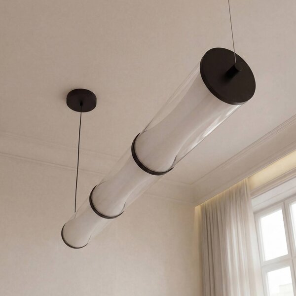 OSRAM Lampa wisząca Decor Squeeze, czarny, salon / jadalnia, metal, nowoczesny