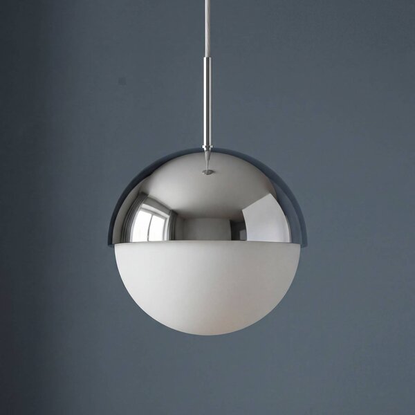 OSRAM Lampa wisząca Decor Dome, możliwość ściemniania, chromowy / srebrny, salon / jadalnia, metal, nowoczesny