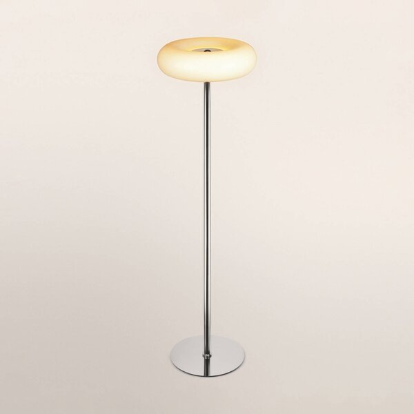 OSRAM Lampa stojąca Decor Lunea, możliwość ściemniania, biały / opal, salon / jadalnia, metal, nowoczesny