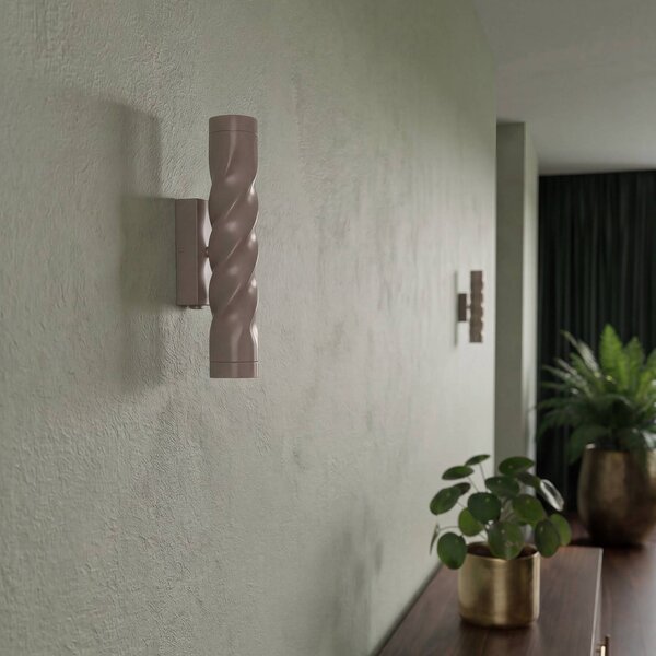 OSRAM Kinkiet Decor Twirl, kremowy / amber, salon / jadalnia, metal, nowoczesny