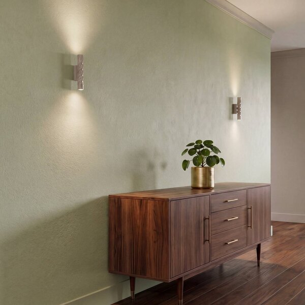 OSRAM Kinkiet Decor Twirl, kremowy / amber, salon / jadalnia, metal, nowoczesny