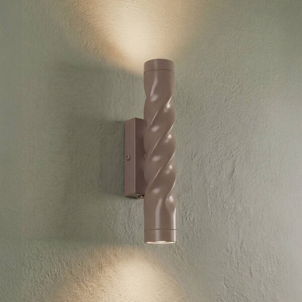 OSRAM Kinkiet Decor Twirl, kremowy / amber, salon / jadalnia, metal, nowoczesny