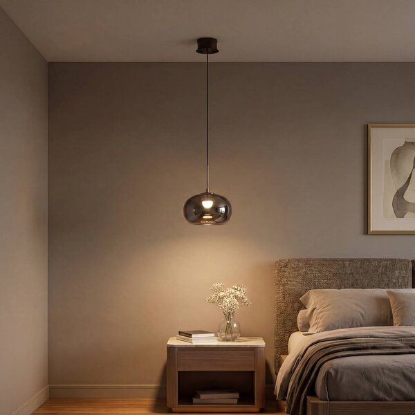 OSRAM Lampa wisząca Decor Satellite, możliwość ściemniania, aluminiowy / szary / cynkowy, salon / jadalnia, szkło, nowoczesny