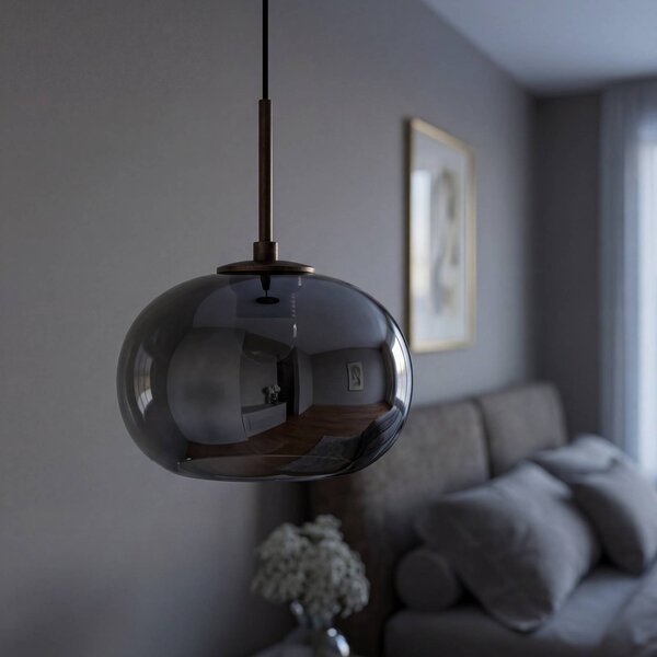 OSRAM Lampa wisząca Decor Satellite, możliwość ściemniania, aluminiowy / szary / cynkowy, salon / jadalnia, szkło, nowoczesny