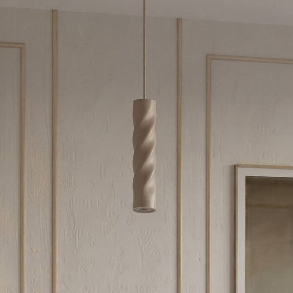OSRAM Lampa wisząca Decor Twirl, możliwość ściemniania, kremowy / amber, salon / jadalnia, metal, nowoczesny