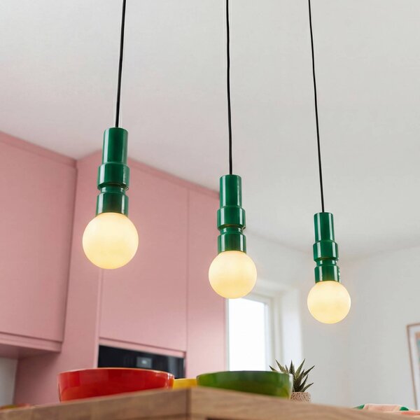 OSRAM Lampa wisząca Decor Bolty, możliwość ściemniania, zielony, salon / jadalnia, metal, młodzieżowy