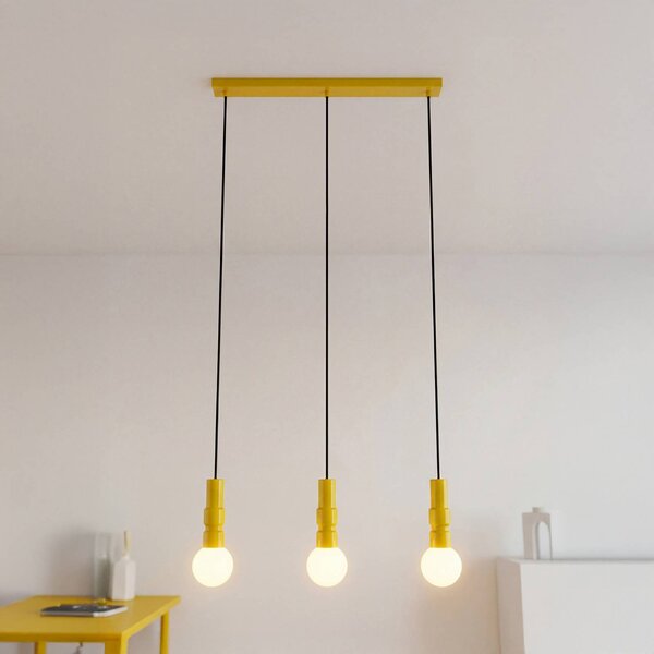 OSRAM Lampa wisząca Decor Bolty, możliwość ściemniania, żółty / pomarańczowy, salon / jadalnia, metal, młodzieżowy