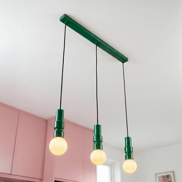 OSRAM Lampa wisząca Decor Bolty, możliwość ściemniania, zielony, salon / jadalnia, metal, młodzieżowy