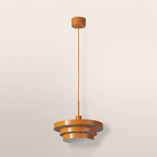 OSRAM Lampa wisząca Decor Layer, możliwość ściemniania, żółty / pomarańczowy, salon / jadalnia, metal, nowoczesny