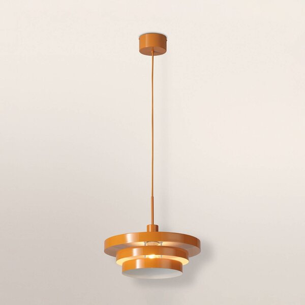 OSRAM Lampa wisząca Decor Layer, możliwość ściemniania, żółty / pomarańczowy, salon / jadalnia, metal, nowoczesny