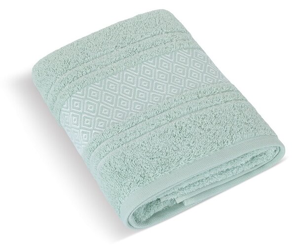 Bellatex Ręcznik kąpielowy Mozaika mint, 70 x 140 cm, 70 x 140 cm