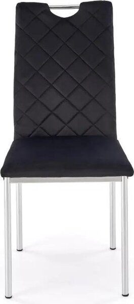 Krzesło tapicerowane K578 VELVET czarne