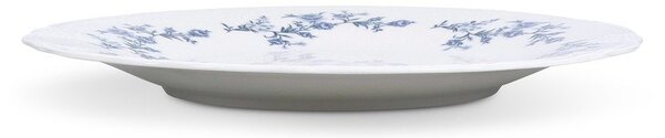 Biały/niebieski porcelanowy talerz do serwowania ø 32 cm Retro – BonBistro