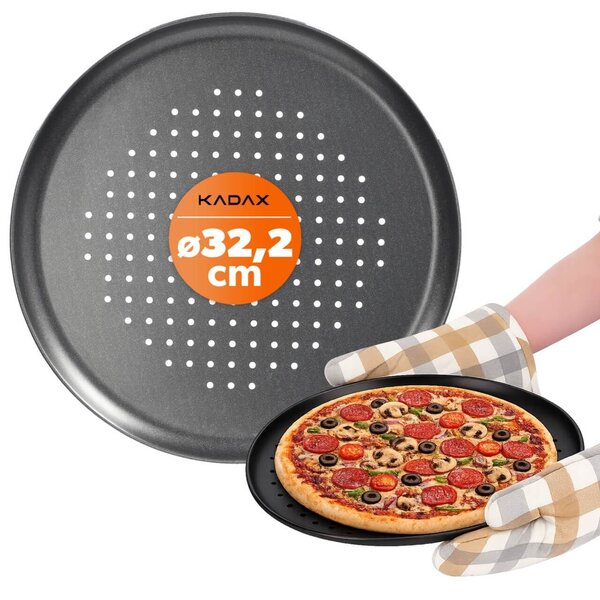 Forma do pieczenia pizzy 32 cm, czarna