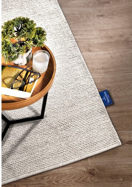Biały wełniany dywan tkany ręcznie 80x150 cm Francois – Villeroy&Boch
