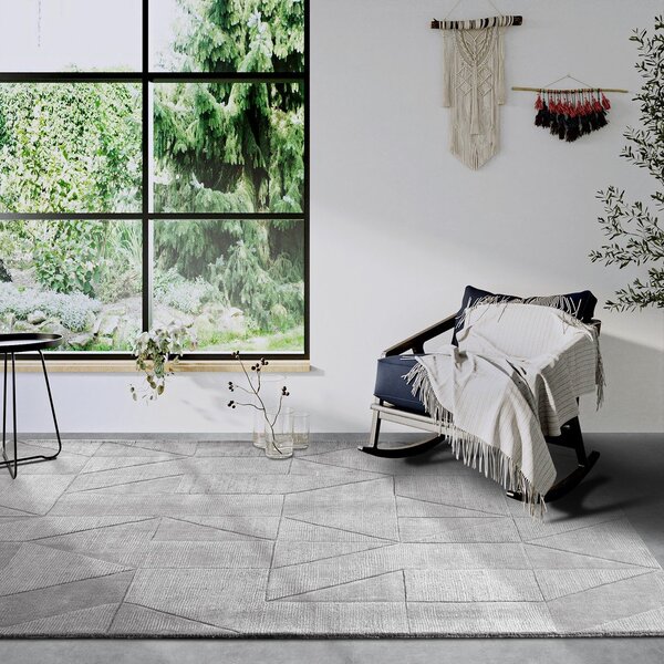 Szary wełniany dywan tkany ręcznie 160x230 cm Ursule – Villeroy&Boch
