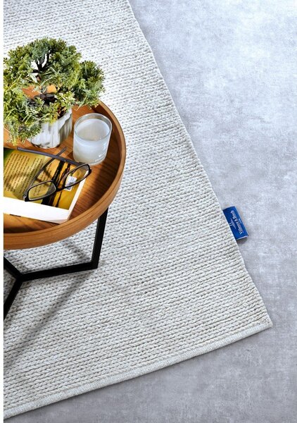 Biały wełniany chodnik tkany ręcznie 80x200 cm Francois – Villeroy&Boch