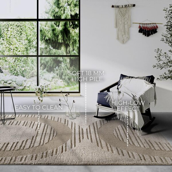 Beżowy dywan 120x170 cm Bartoux Beige – Elle Decoration