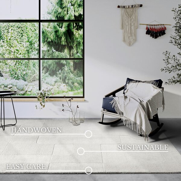 Kremowy wełniany dywan tkany ręcznie 80x150 cm Charlotte – Villeroy&Boch