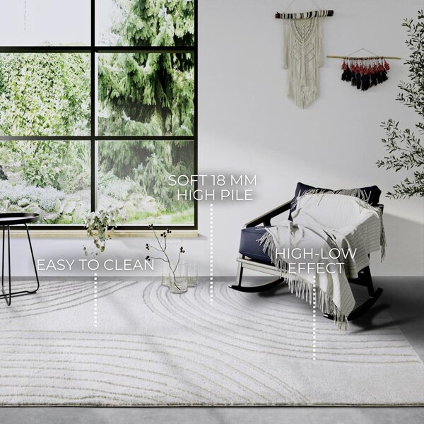 Kremowy dywan 80x120 cm Pigment Cream White – Elle Decoration