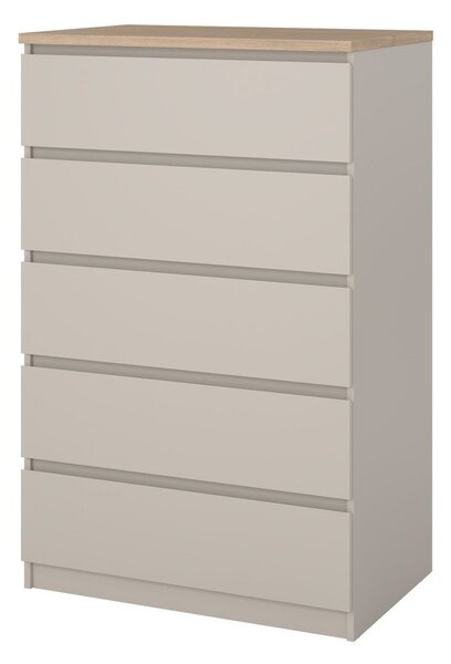 Kremowa komoda 77x121x50 cm Naia – Tvilum