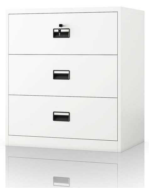 Szafa kartotekowa metalowa biała: SARA XL V3, 900 x 1020 x 600 mm