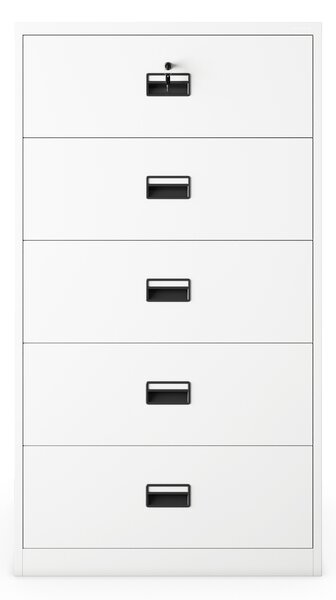 Szafa kartotekowa metalowa biała: SARA XL V5, 900 x 1620 x 600 mm