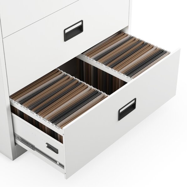 Szafa kartotekowa metalowa biała: SARA XL V4, 900 x 1320 x 600 mm