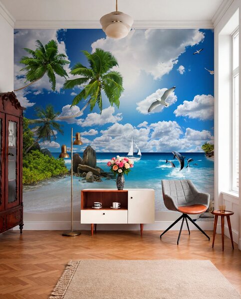Fototapety Rajska Wyspa, Fototapety Morze i Plaża, u06969 : Uwalls.pl