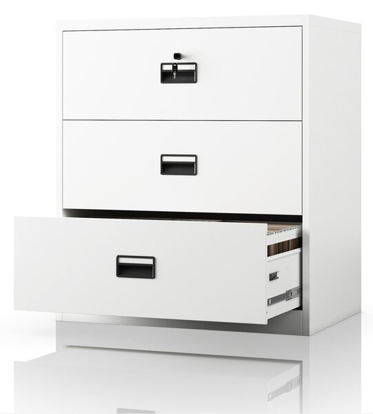 Szafa kartotekowa metalowa biała: SARA XL V3, 900 x 1020 x 600 mm