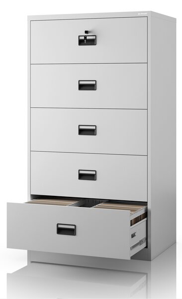 Szafa kartotekowa metalowa szara: SARA XL V5, 900 x 1620 x 600 mm