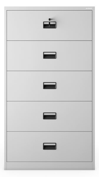 Szafa kartotekowa metalowa szara: SARA XL V5, 900 x 1620 x 600 mm
