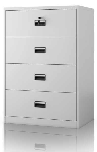 Szafa kartotekowa metalowa szara: SARA XL V4, 900 x 1320 x 600 mm