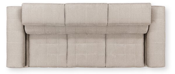 Sofa trzyosobowa Tyrion z funkcją spania - beżowy szenil Vibe 08