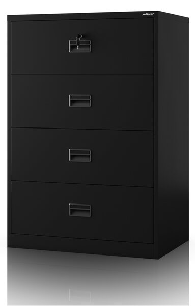 Szafa kartotekowa metalowa czarna: SARA XL V4, 900 x 1320 x 600 mm