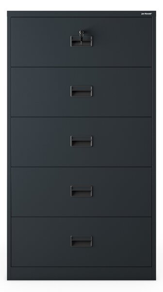 Szafa kartotekowa metalowa antracytowa: SARA XL V5, 900 x 1620 x 600 mm