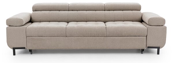 Sofa trzyosobowa Tyrion z funkcją spania - beżowy szenil Vibe 08