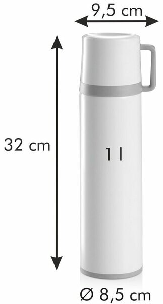 Tescoma Termos z kubkiem CONSTANT CREAM, 1 l, 1 l