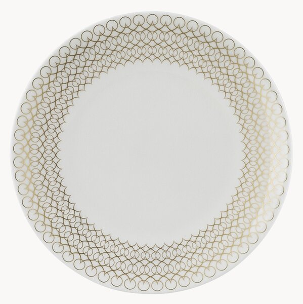 Komplet talerzy deserowych z porcelany kostnej Jade, 6 elem