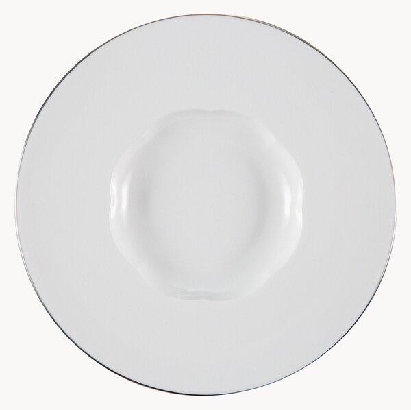 Komplet talerzy głębokich z porcelany Sonetto, 6 elem