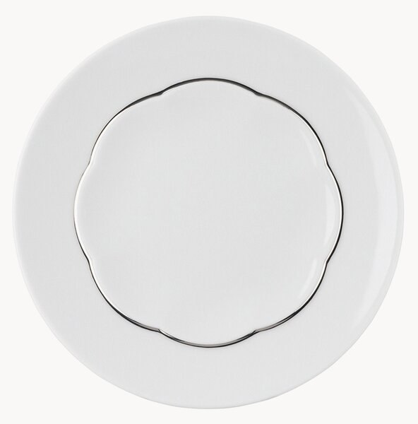 Komplet talerzy deserowych z porcelany Sonetto, 6 elem