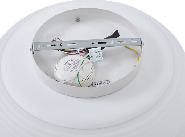 Inteligentna lampa sufitowa Bolti Lucande, możliwość ściemniania, biały / opal, salon / jadalnia, tworzywo sztuczne, nowoczesny