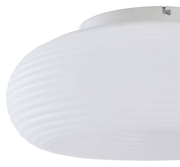 Inteligentna lampa sufitowa Bolti Lucande, możliwość ściemniania, biały / opal, salon / jadalnia, tworzywo sztuczne, nowoczesny
