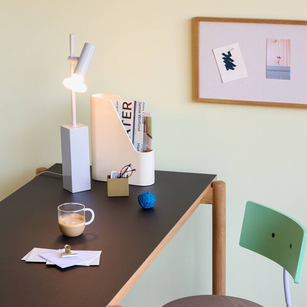 Hübsch Lampa stołowa SET, aluminiowy / szary / cynkowy, salon / jadalnia, metal, nowoczesny