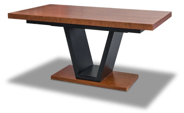 Stół SJ80 160/90 + 2×40 cm wkładka + 6 krzeseł obrotowych Kori