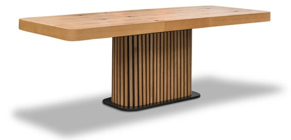Stół Lamel 180/90 +2x40 + 6 krzeseł KW110 tkanina