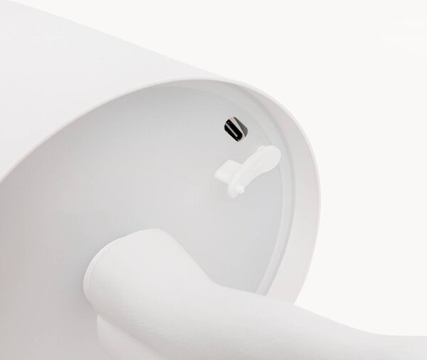 KARE Lampa stołowa LED Animal Rabbit na akumulator, biała, IP54, 29 cm Rabbit, możliwość ściemniania, biały / opal, salon / jadalnia, tworzywo sztuczne, design